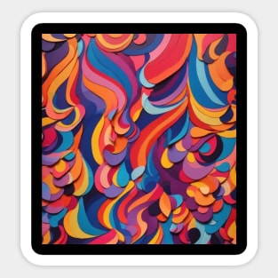 Kaleidoscope: Vibrant Color Symphony Sticker